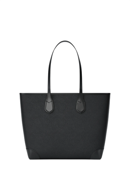 Bolsa Michael Kors Eva Large Saffiano Leather Tote Bag Black