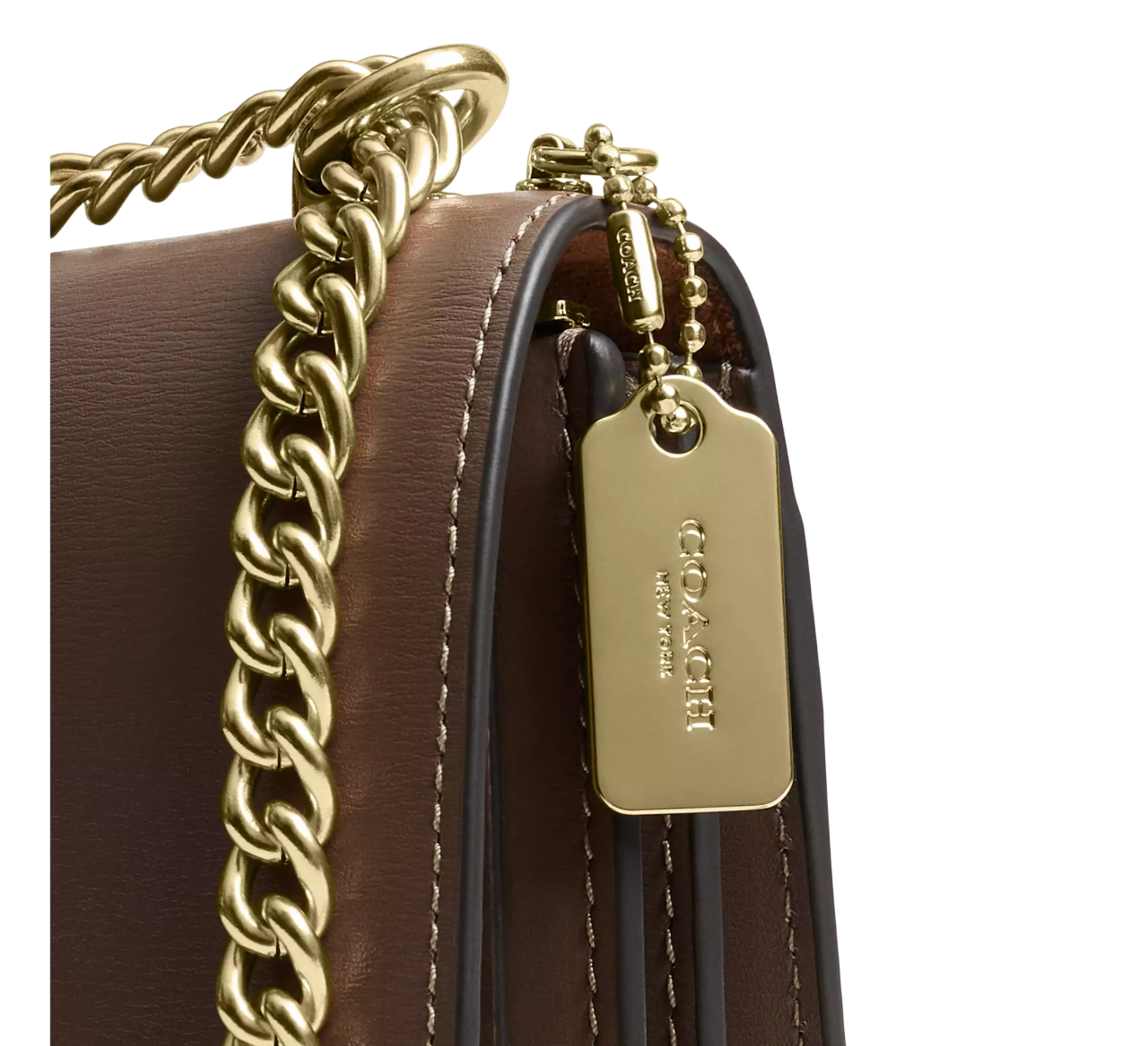 Bolsa Coach Mini Klare Crossbody Bag Dark Stone