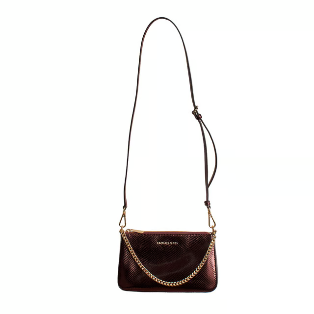 Bolsa Michael Kors Medium Pouch and Card Case Gift Set Oxblood